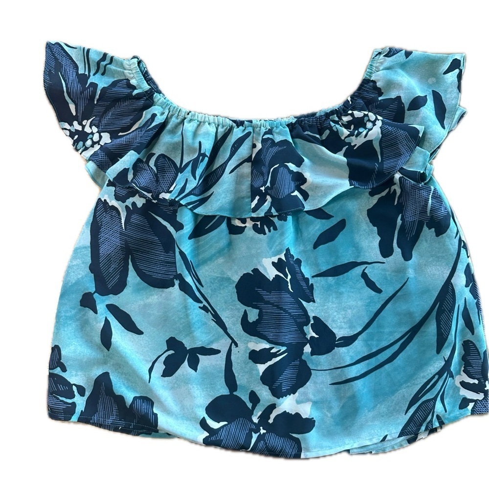Anthropologie Maeve Islander Off The Shoulder Top Size Medium - Picture 4 of 6